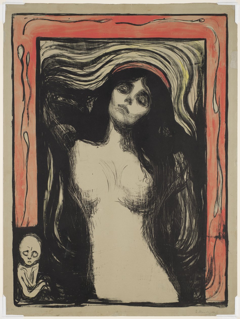 Madonna, 1895 alkotó: Edvard Munch