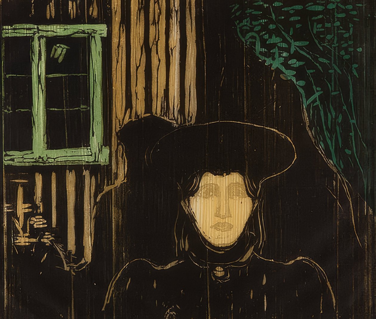Holdfény. 1896 alkotó: Edvard Munch