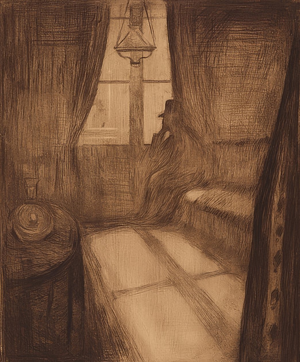 Holdfény. Éjszaka Saint Cloudban. 1895 alkotó: Edvard Munch