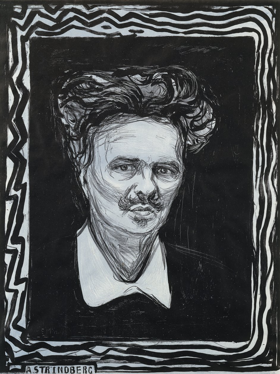 Strindberg portréja; Strindberg portréja alkotó: Edvard Munch