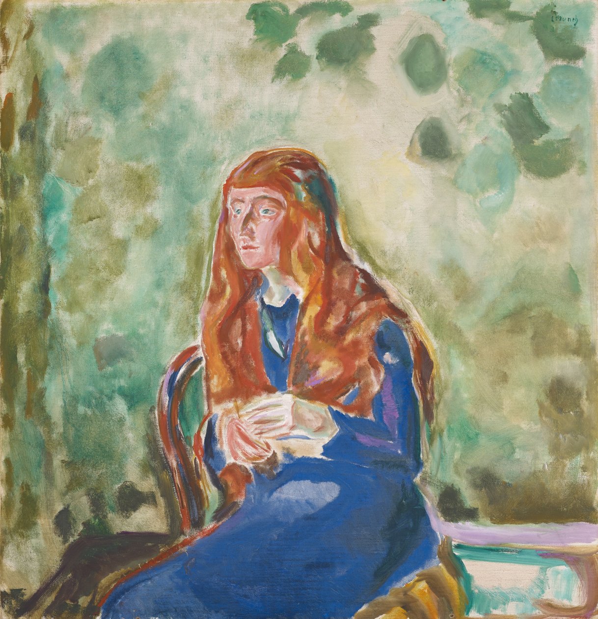Käte Perls portréja, 1913 alkotó: Edvard Munch