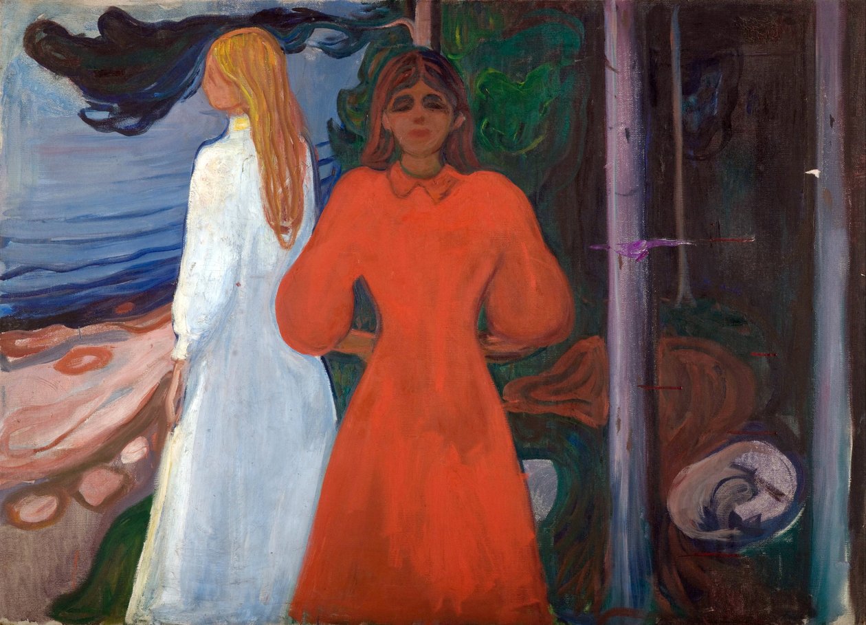 piros és fehér alkotó: Edvard Munch