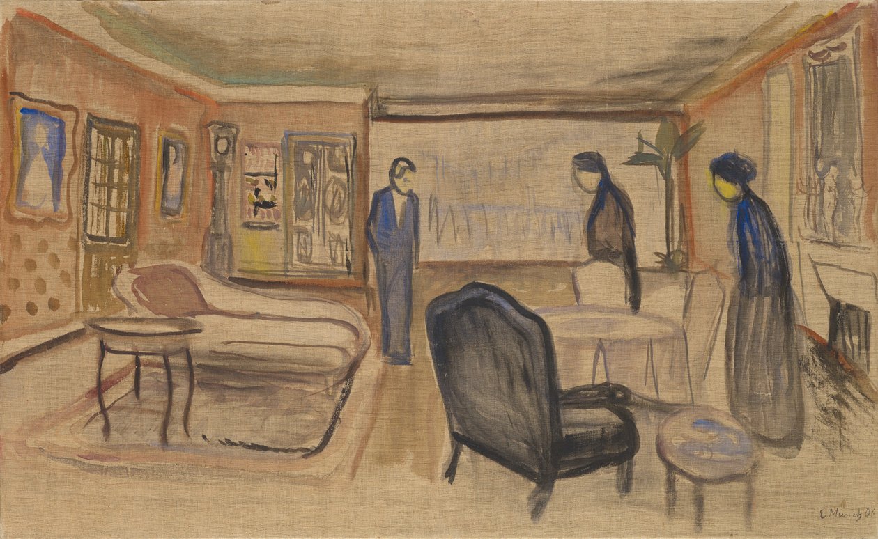 Ibsen Szellemek című művének jelenete, 1906 alkotó: Edvard Munch
