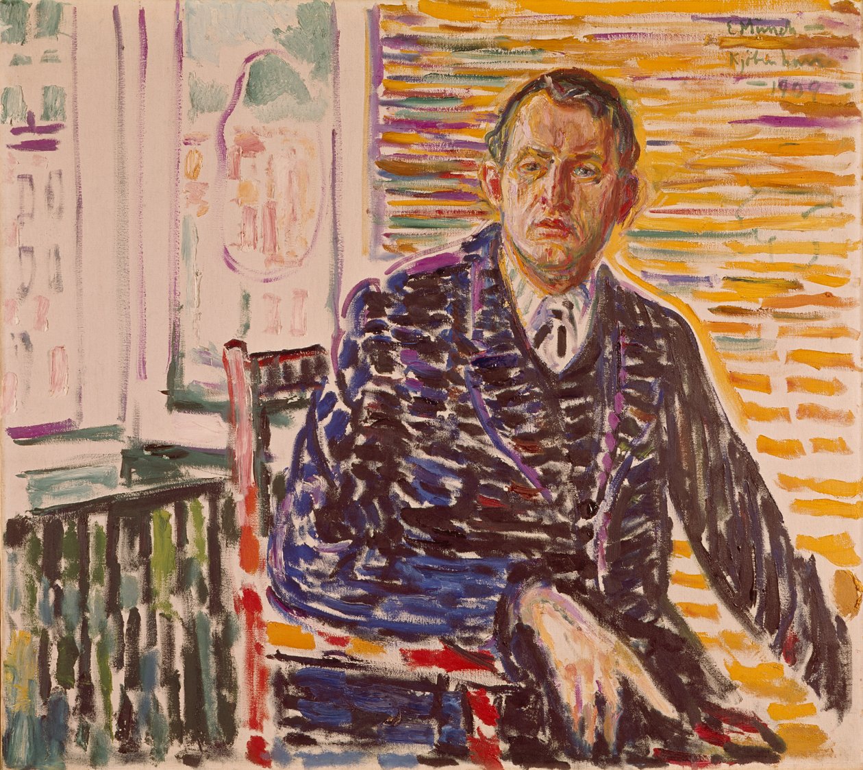 Önarckép alkotó: Edvard Munch