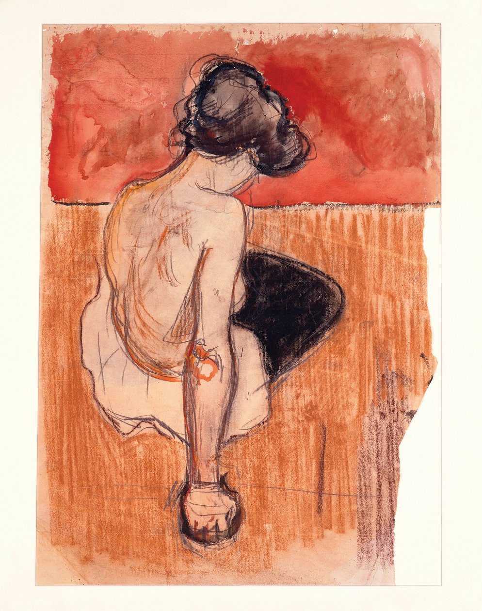 Ülő modell alkotó: Edvard Munch