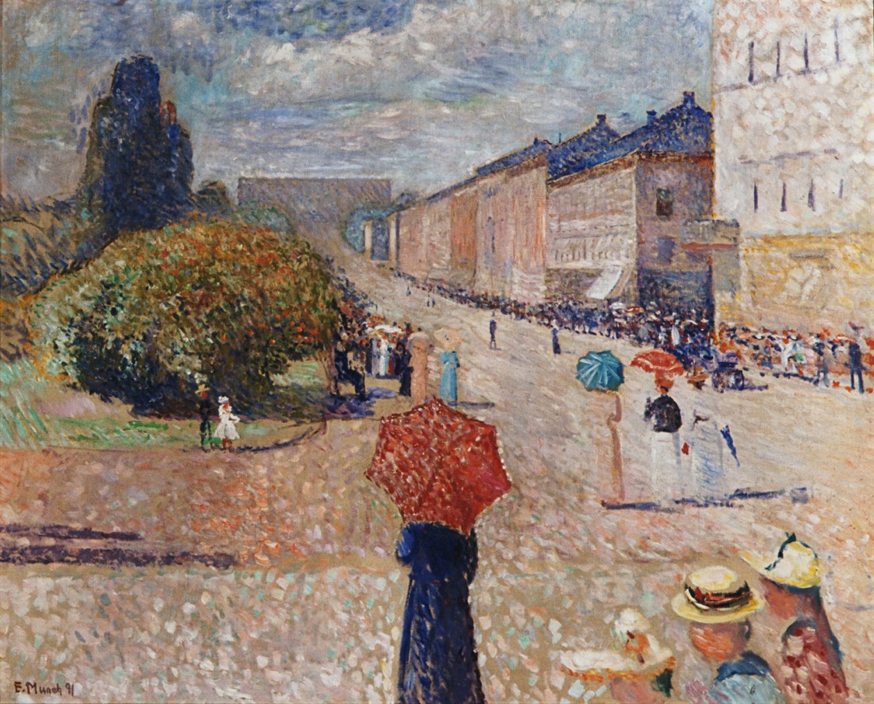 Tavasz a Karl Johan utcában alkotó: Edvard Munch