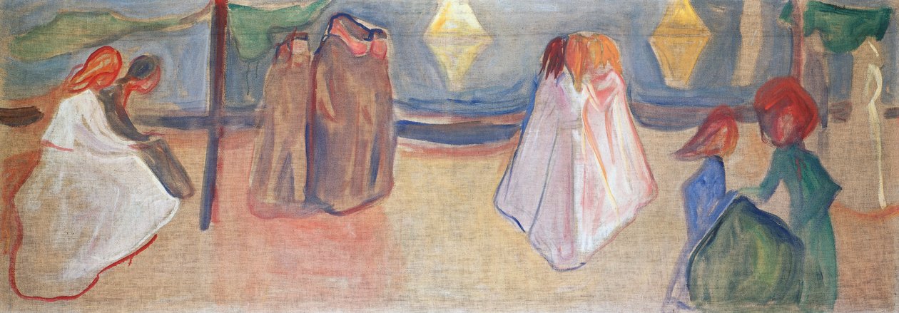 Nyári éj alkotó: Edvard Munch