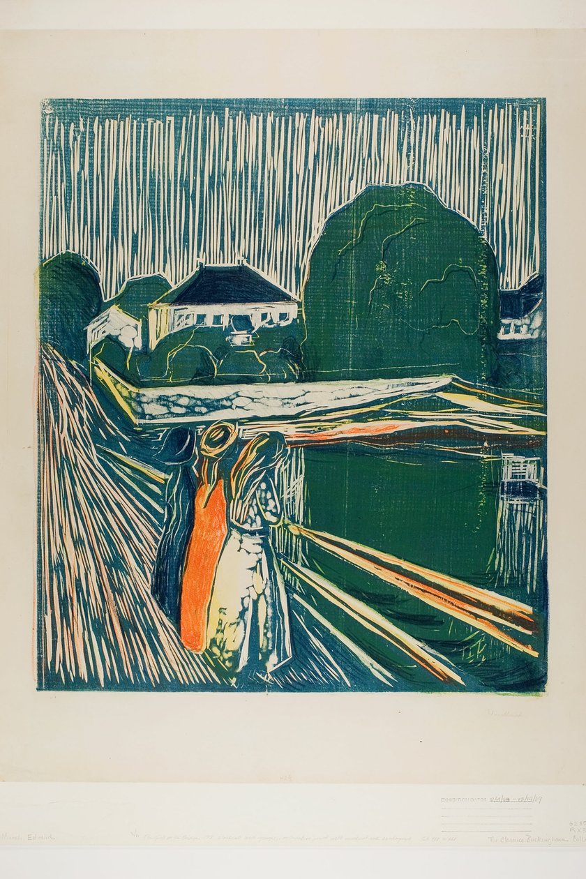 Lányok a hídon alkotó: Edvard Munch