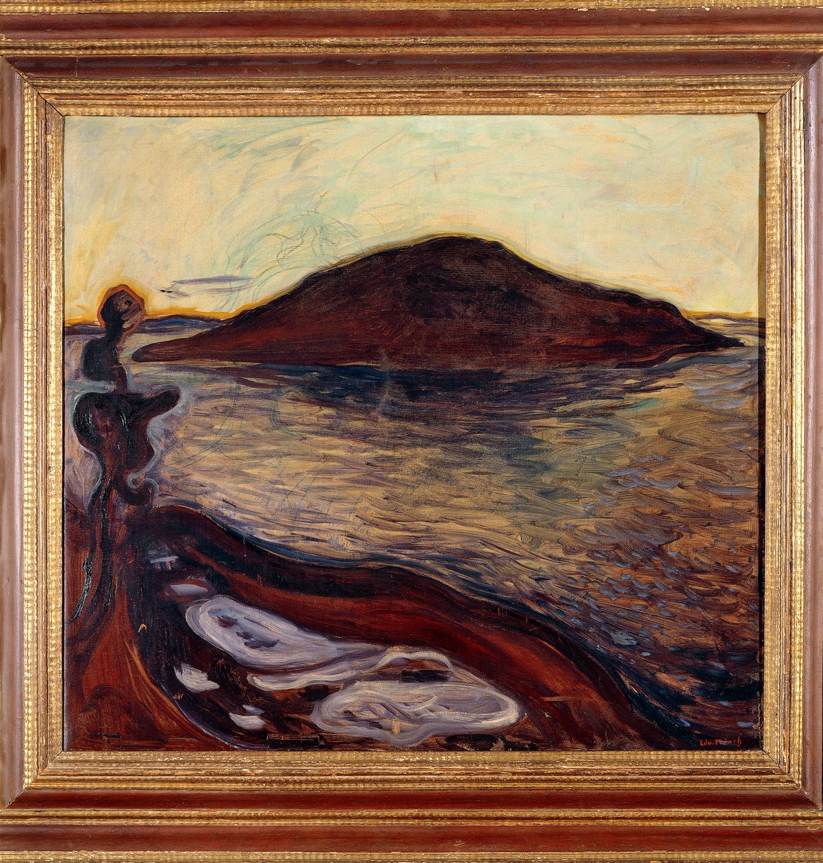 A sziget (olaj, vászon) alkotó: Edvard Munch