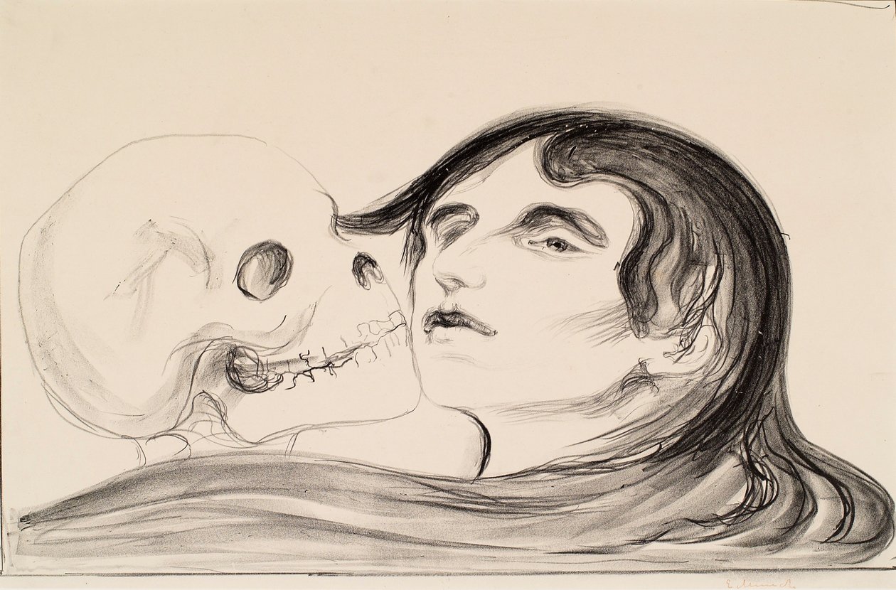 A halál csókja alkotó: Edvard Munch