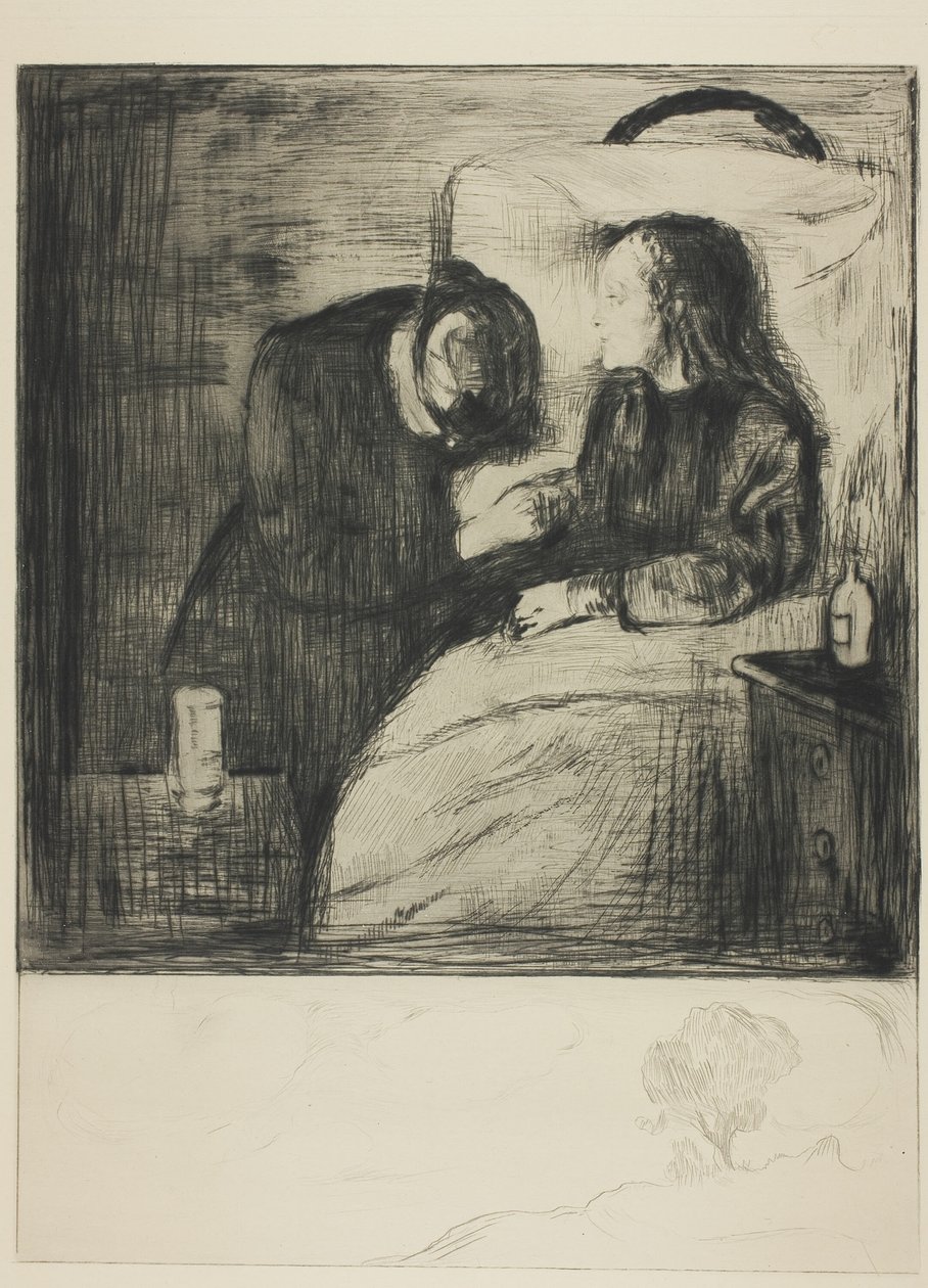 A Beteg Gyermek alkotó: Edvard Munch