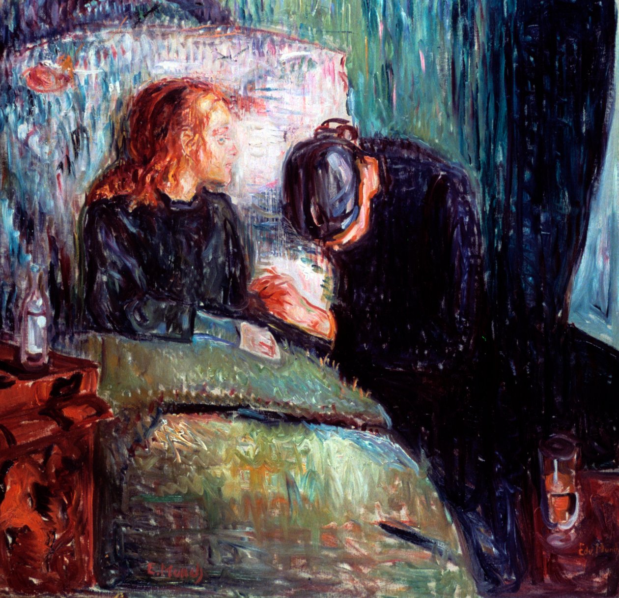 A beteg gyermek, 1907 alkotó: Edvard Munch