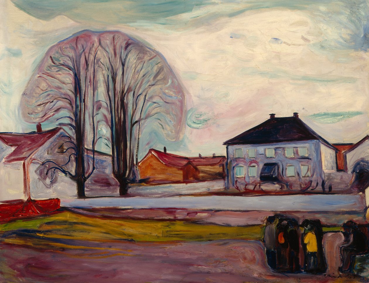 A ház a tengerparton alkotó: Edvard Munch