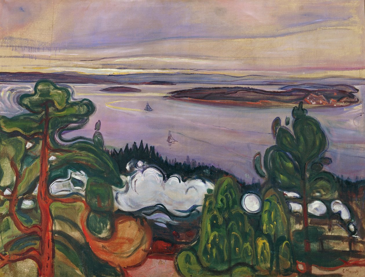 Vonatfüst alkotó: Edvard Munch