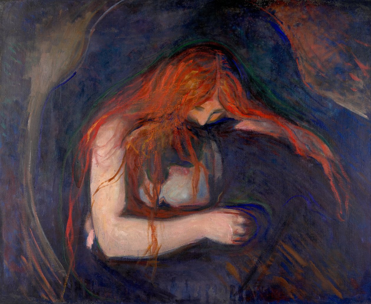 Vámpírfestés alkotó: Edvard Munch