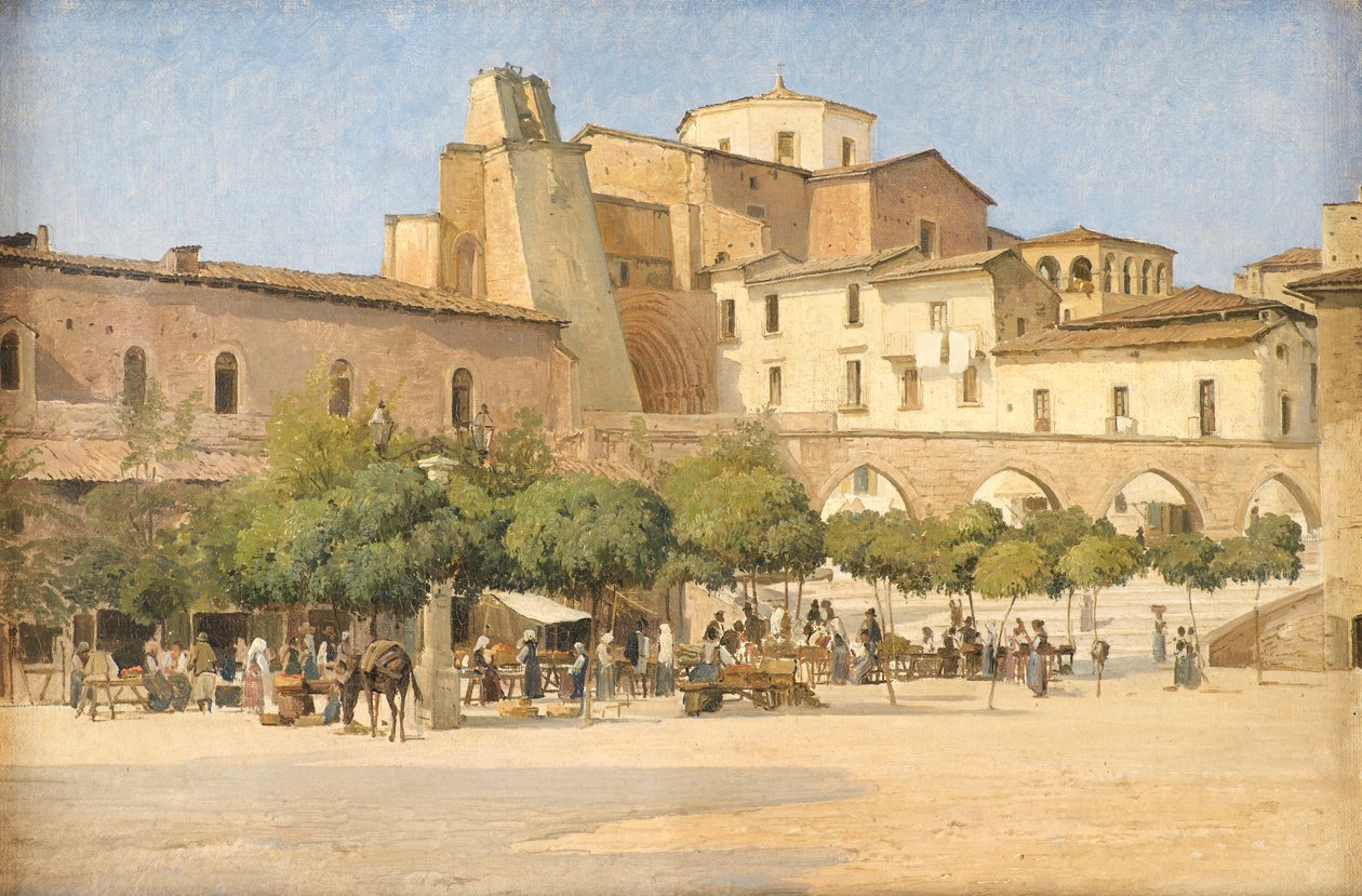 A sulmonai tér alkotó: Edvard Petersen