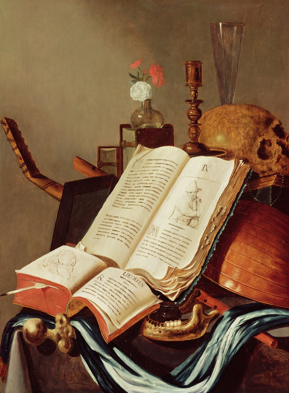 Vanitas csendélet alkotó: Edwaert Colyer or Collier