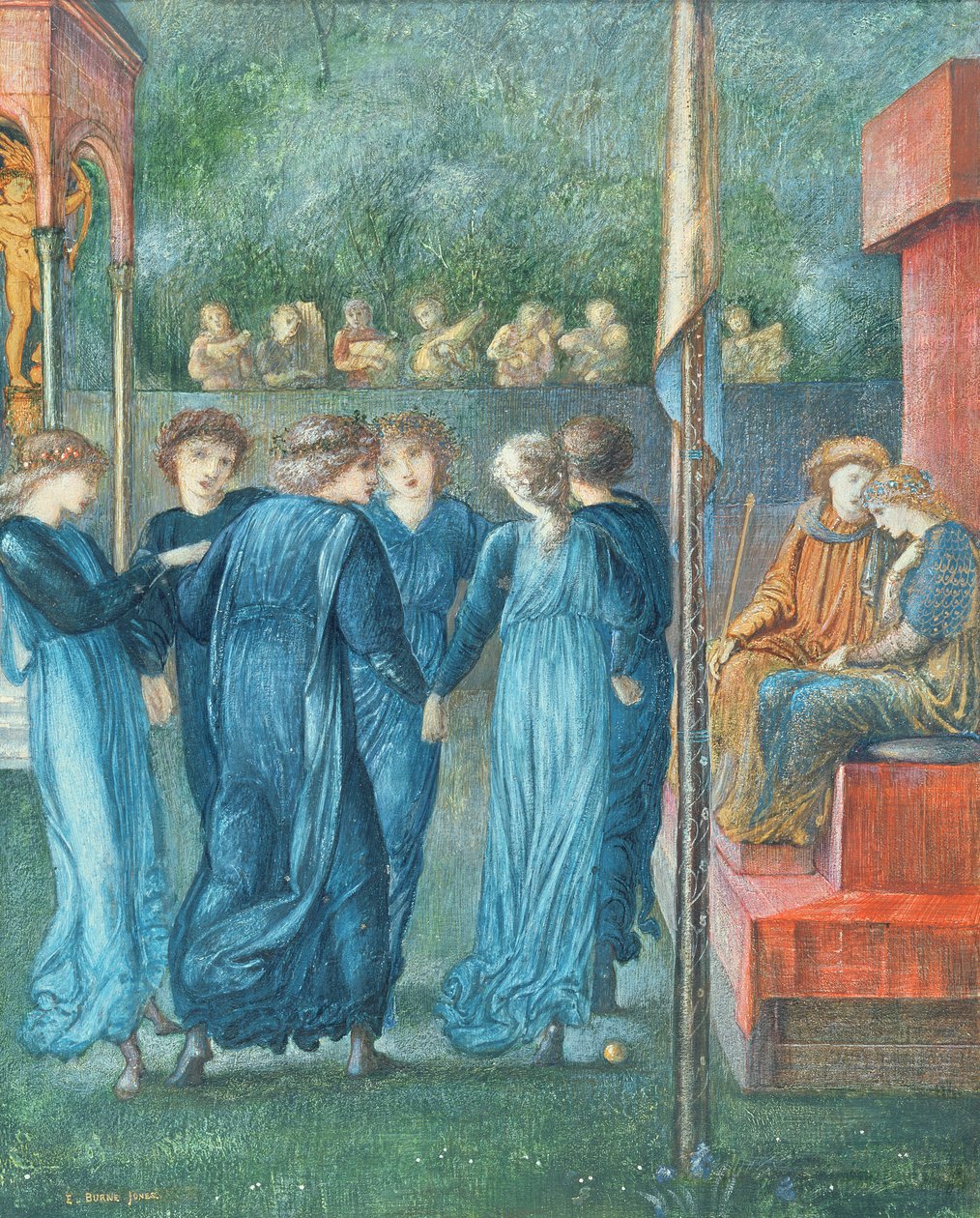 René király esküvője, 1870 alkotó: Edward Burne Jones