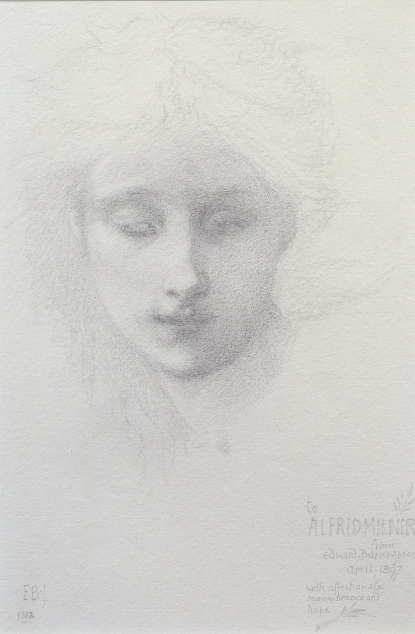 Lady Violet Milner, 1882 alkotó: Edward Burne Jones