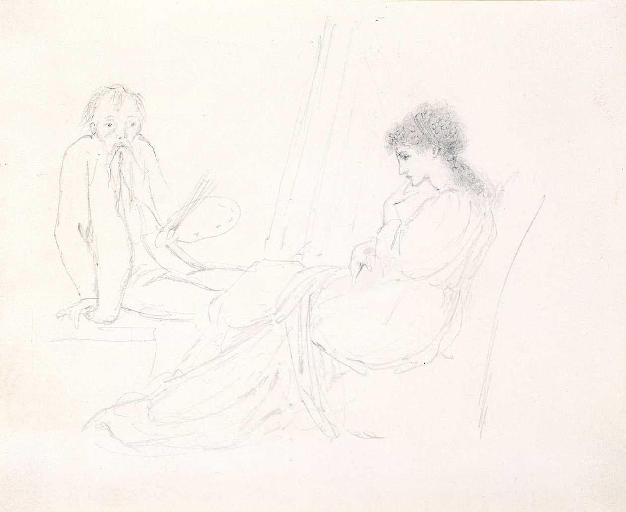 A művész és Mária alkotó: Edward Burne Jones