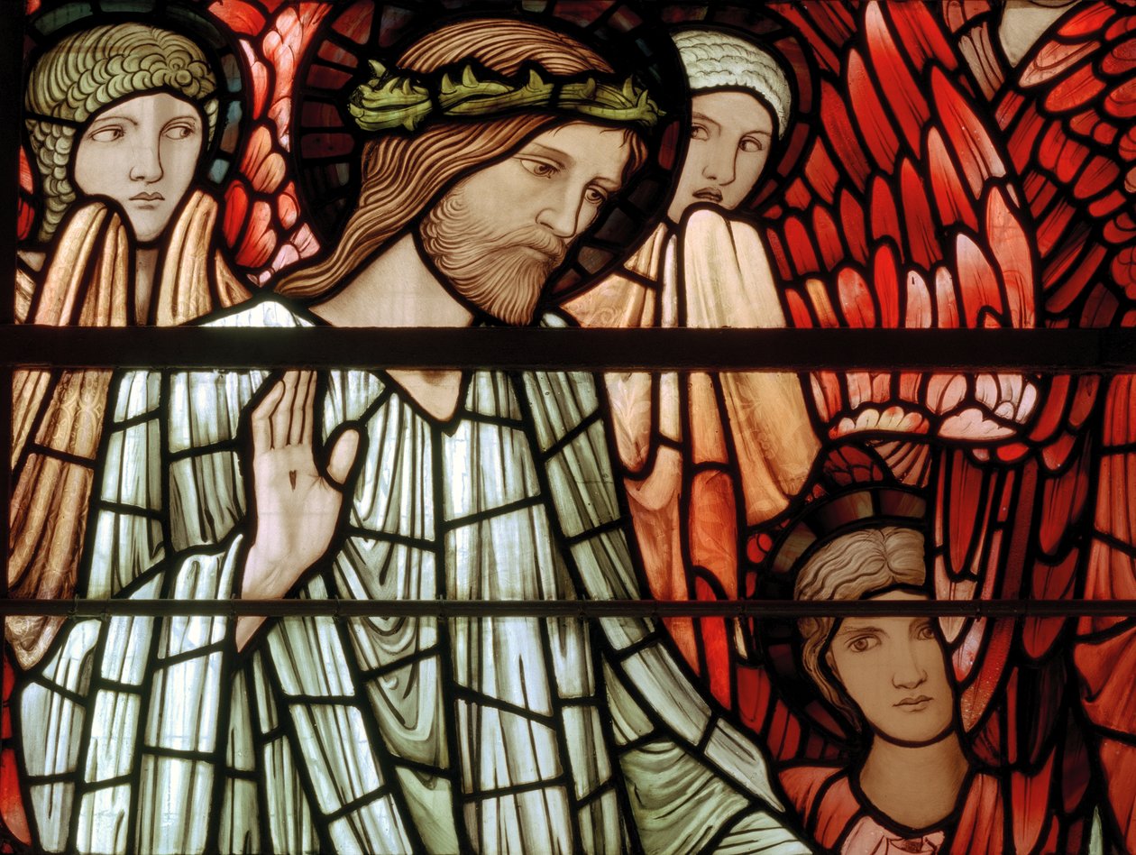 Az utolsó ítélet ablaka, részlet, Christ In Majesty, 1897 alkotó: Edward Burne Jones