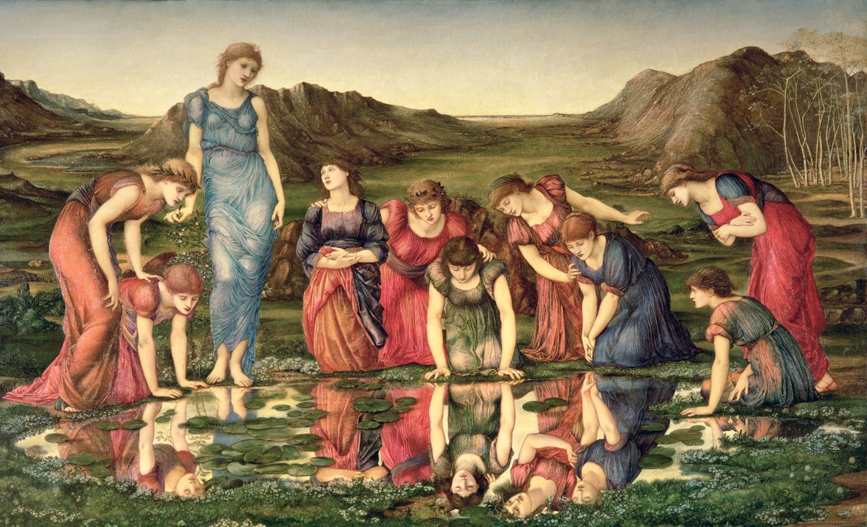 A Vénusz tükre, 1870-76 alkotó: Edward Burne Jones