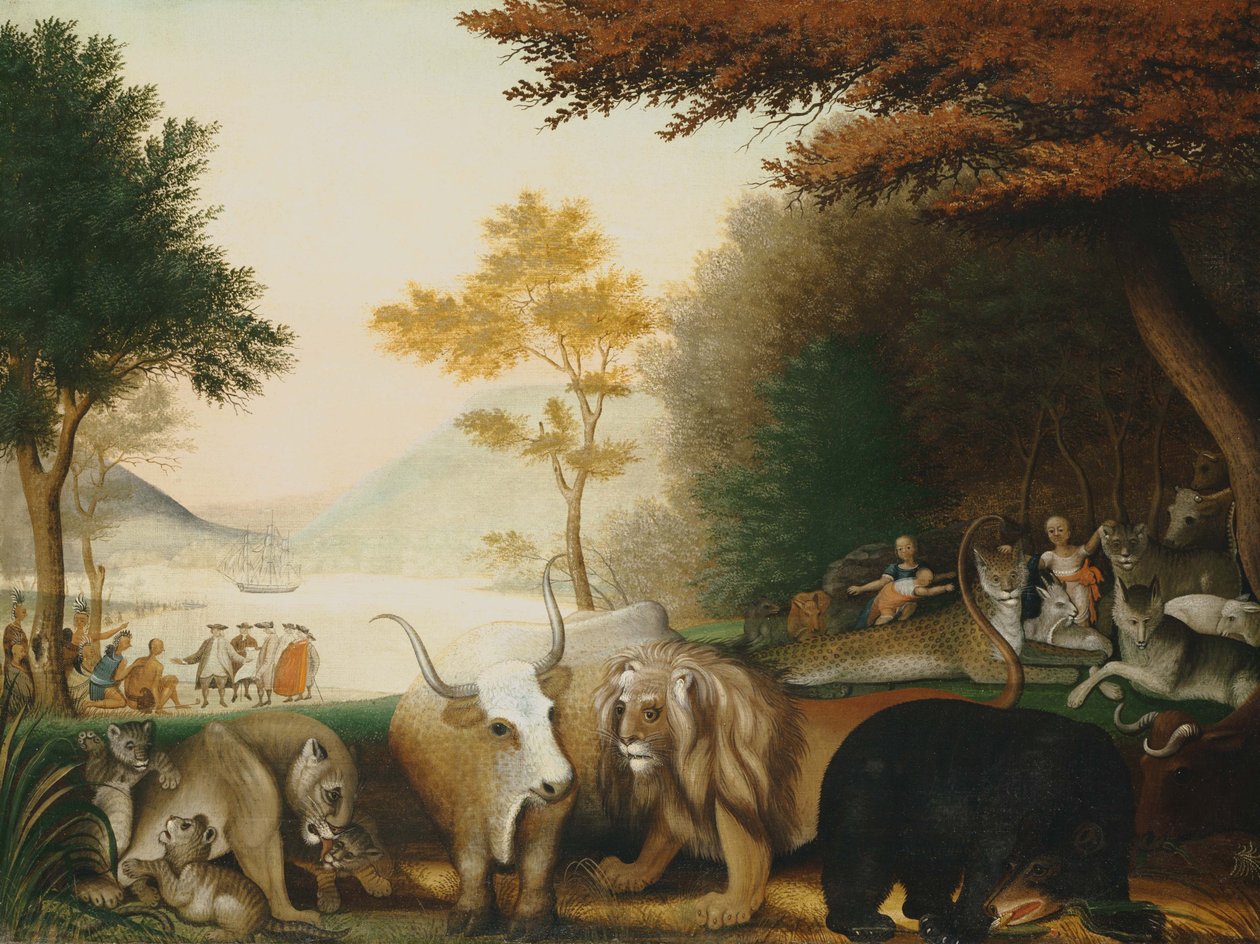 A békés királyság alkotó: Edward Hicks