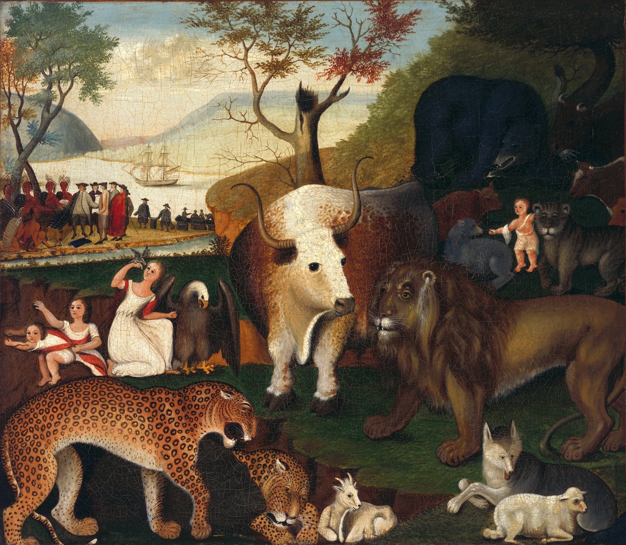 A békés királyság alkotó: Edward Hicks