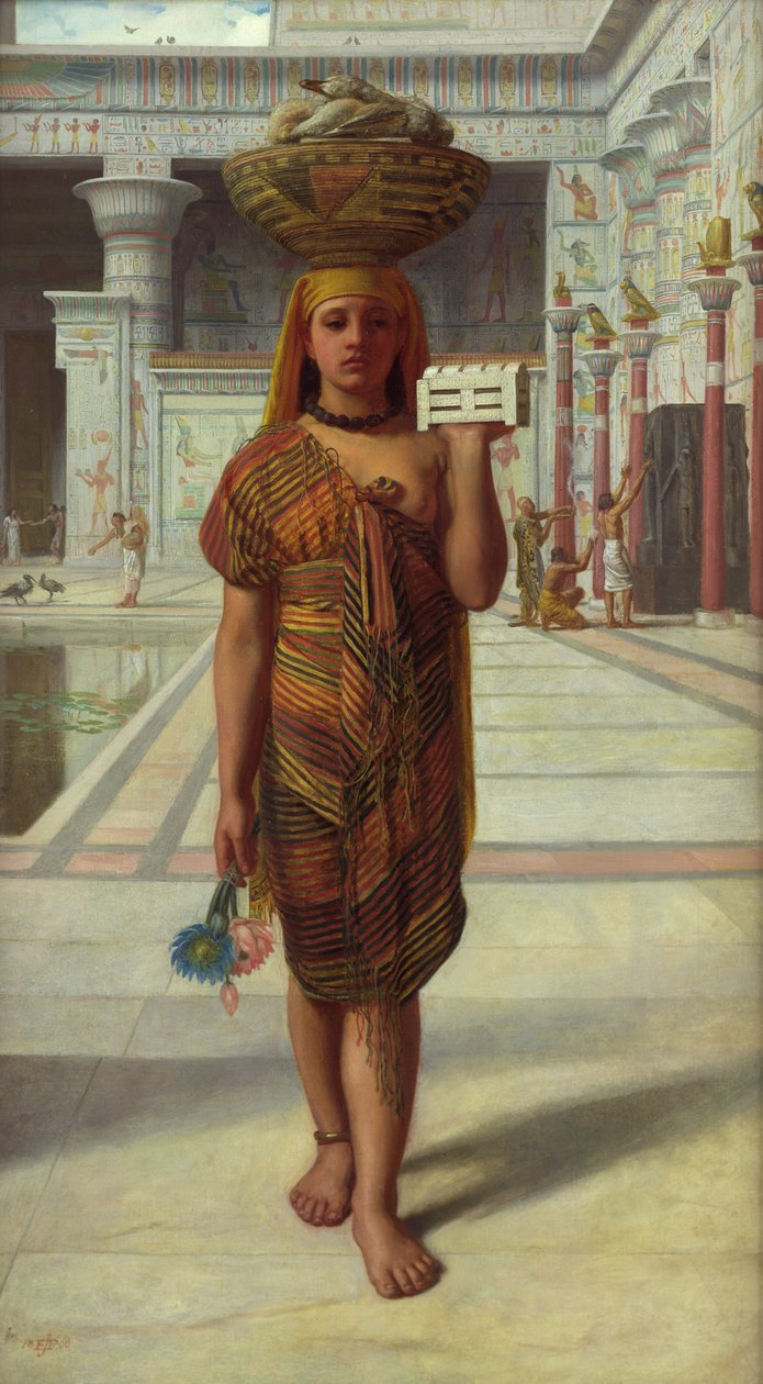 Felajánlás Isisnek, 1866 alkotó: Edward John Poynter