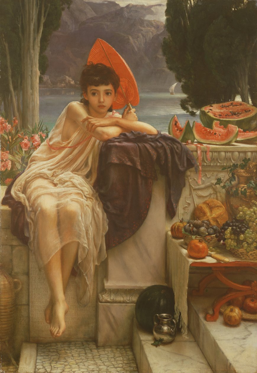 A Templom lépcsőjén, 1889 alkotó: Edward John Poynter