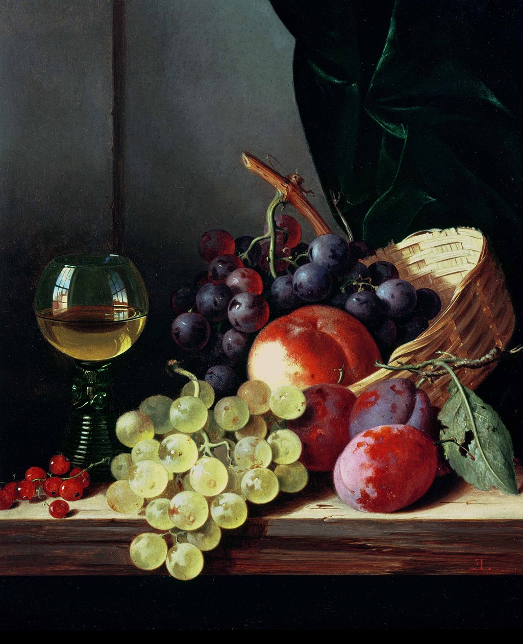 Szőlő és szilva alkotó: Edward Ladell