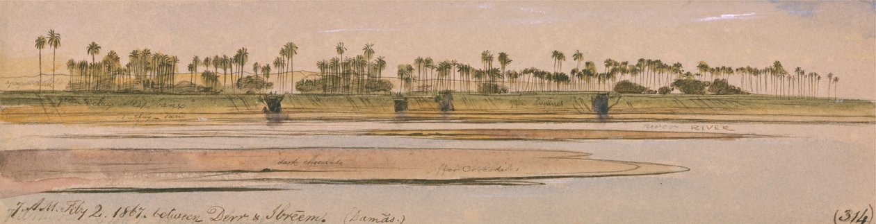 Derr és Ibreem között alkotó: Edward Lear