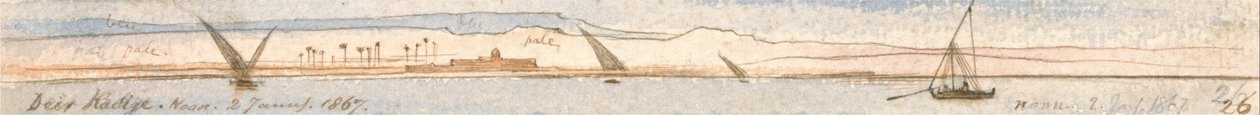 Szarvaserdők, dél, január ೨, ೧೮೬೭ (೨೬) alkotó: Edward Lear