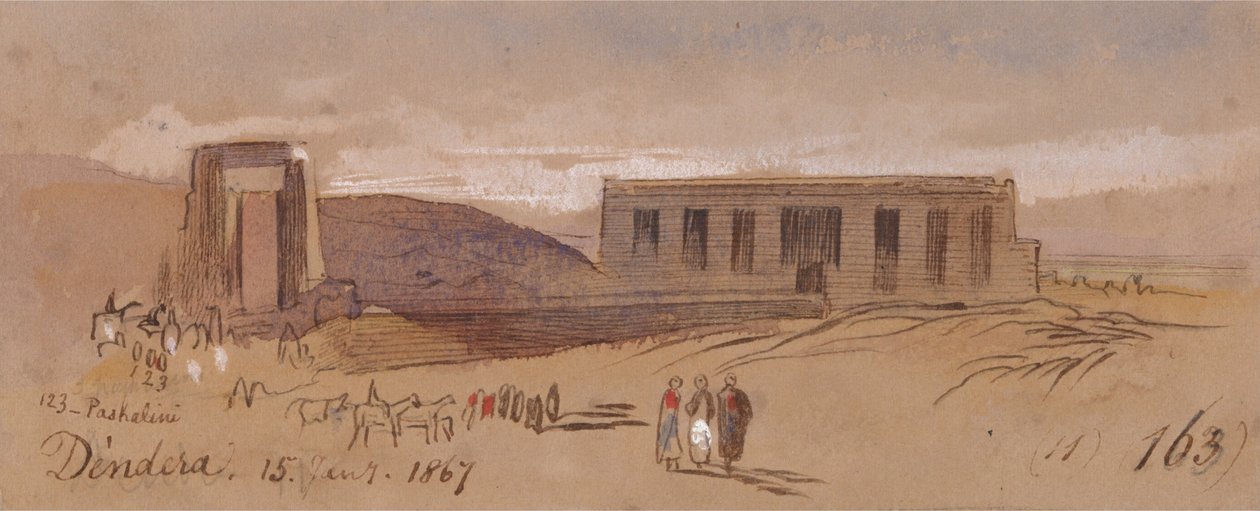 Dendera 163 alkotó: Edward Lear
