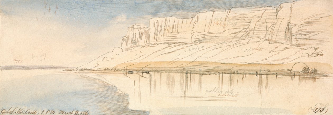 Jebel Sheikh örökösei alkotó: Edward Lear