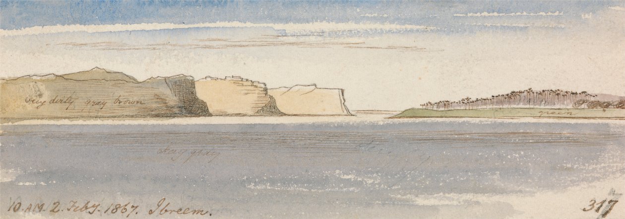 Ibreem, 1867. február 2., 10:00 (317) alkotó: Edward Lear