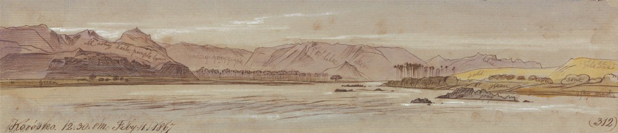 Korosko alkotó: Edward Lear