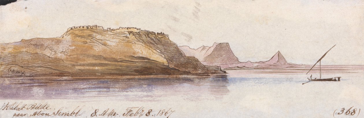 Fungus Adde, Abu Simbel közelében alkotó: Edward Lear