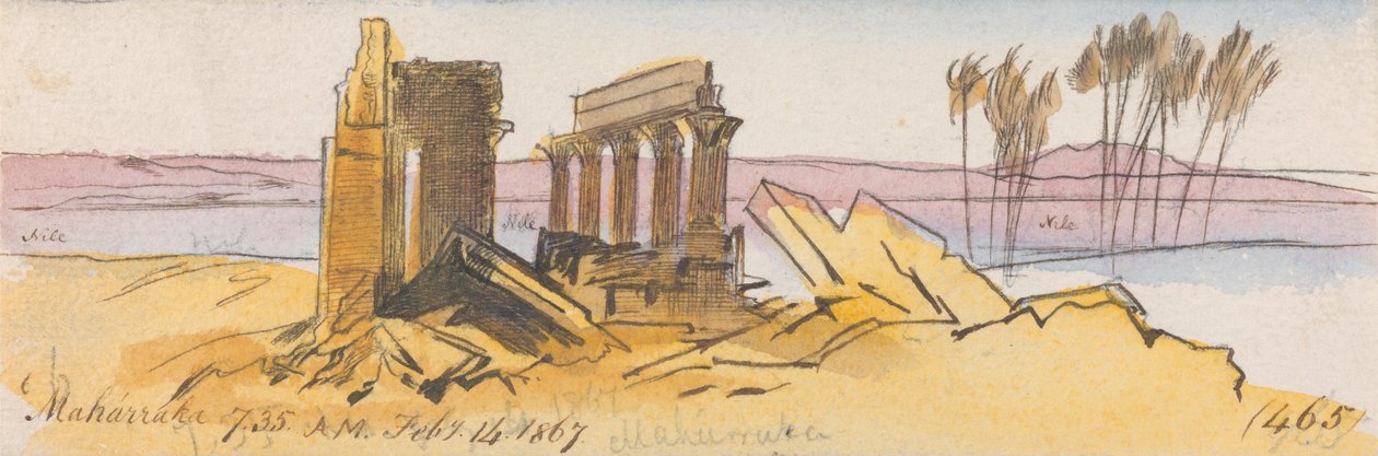 Maharraka, 1867. február 14., 7-35 (465) alkotó: Edward Lear