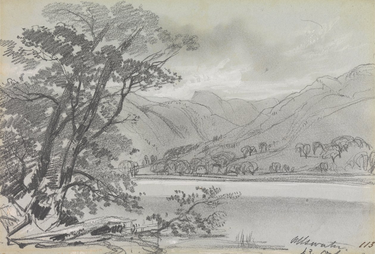 Ullswater alkotó: Edward Lear