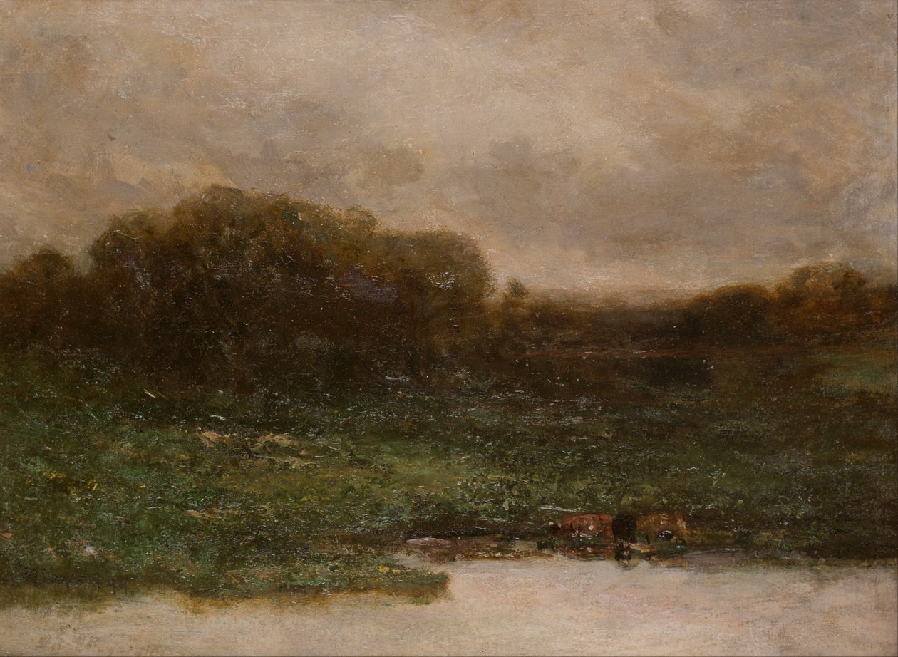 Nyári alkonyat alkotó: Edward Mitchell Bannister