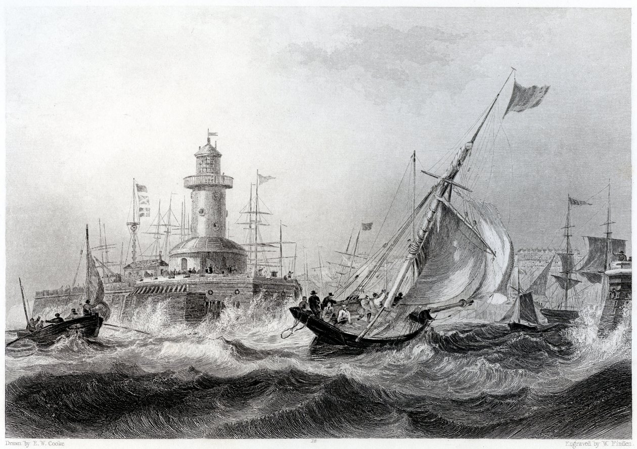 Ramsgate, 1840 alkotó: Edward William Cooke