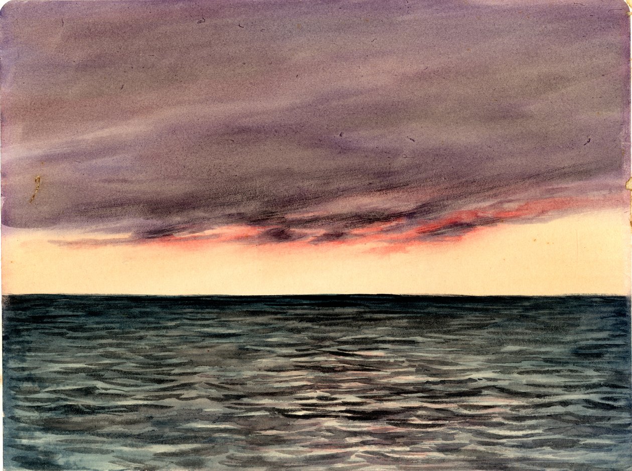 Napkelte, 1910 (wc papíron) alkotó: Edward Adrian Wilson