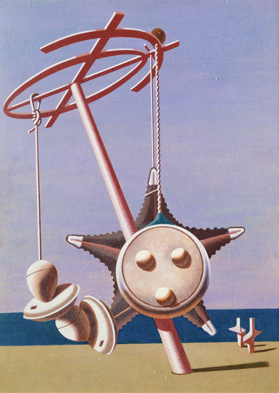 Enigma (olaj, vászon) alkotó: Edward Alexander Wadsworth