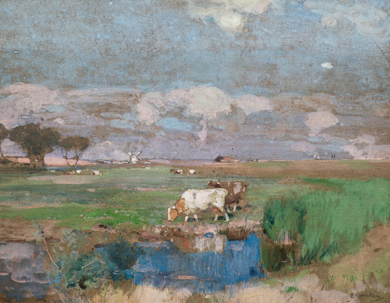 Suffolk legelők alkotó: Edward Arthur Walton