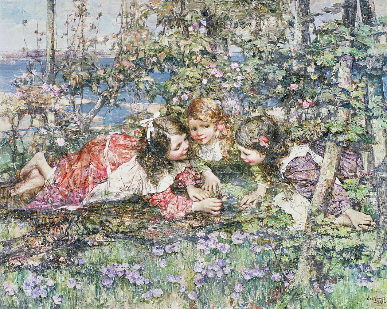Nyári idill alkotó: Edward Atkinson Hornel