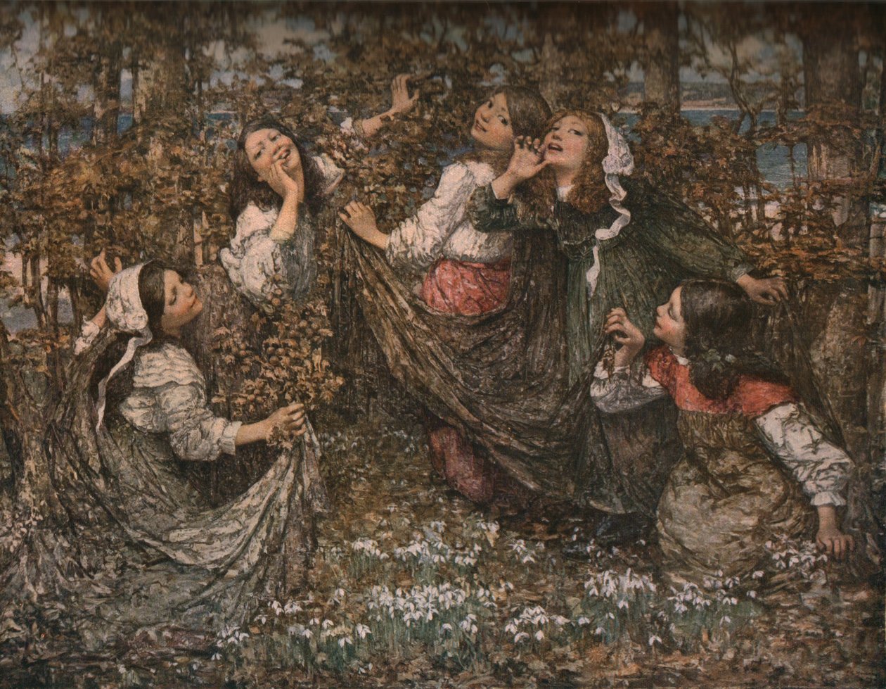 A Föld ébredése, 1909, c1930. alkotó: Edward Atkinson Hornel