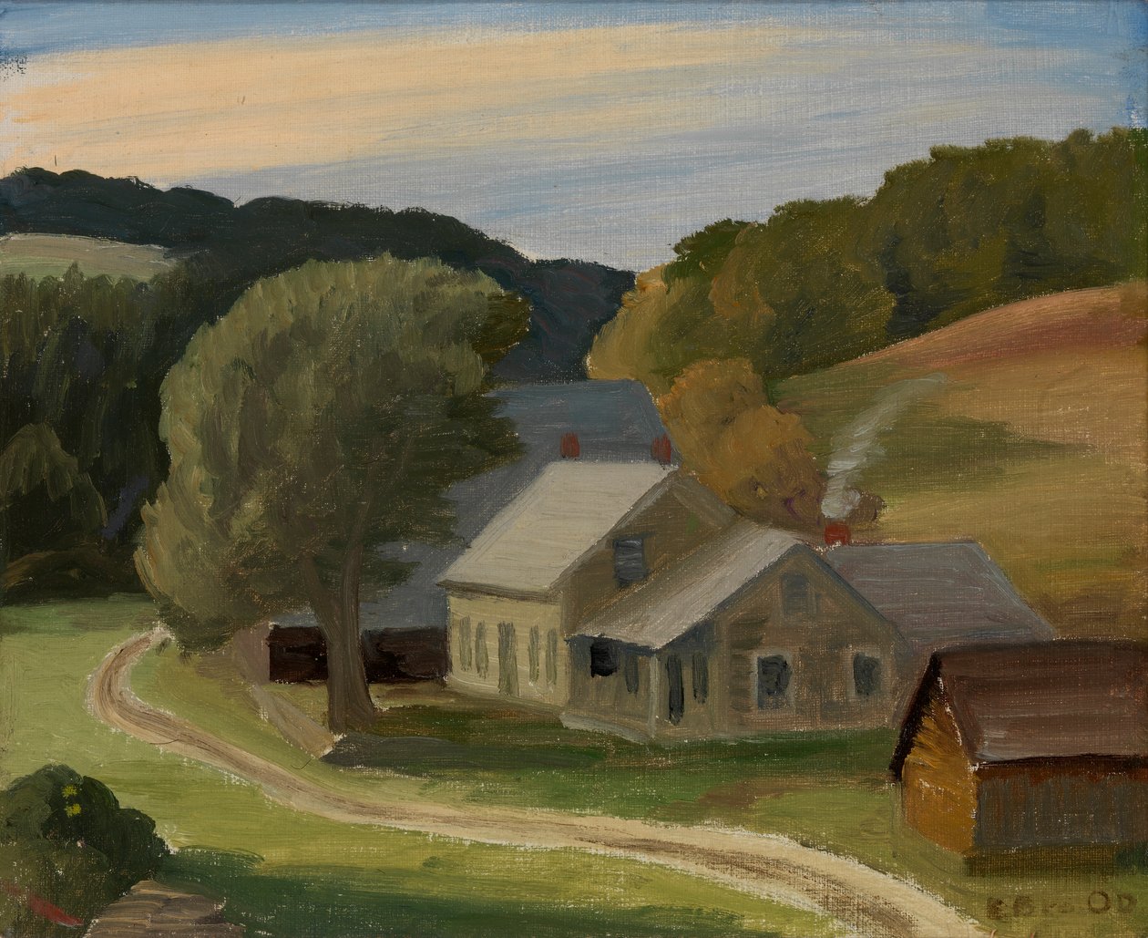 Táj, kb. 1934. alkotó: Edward Bruce