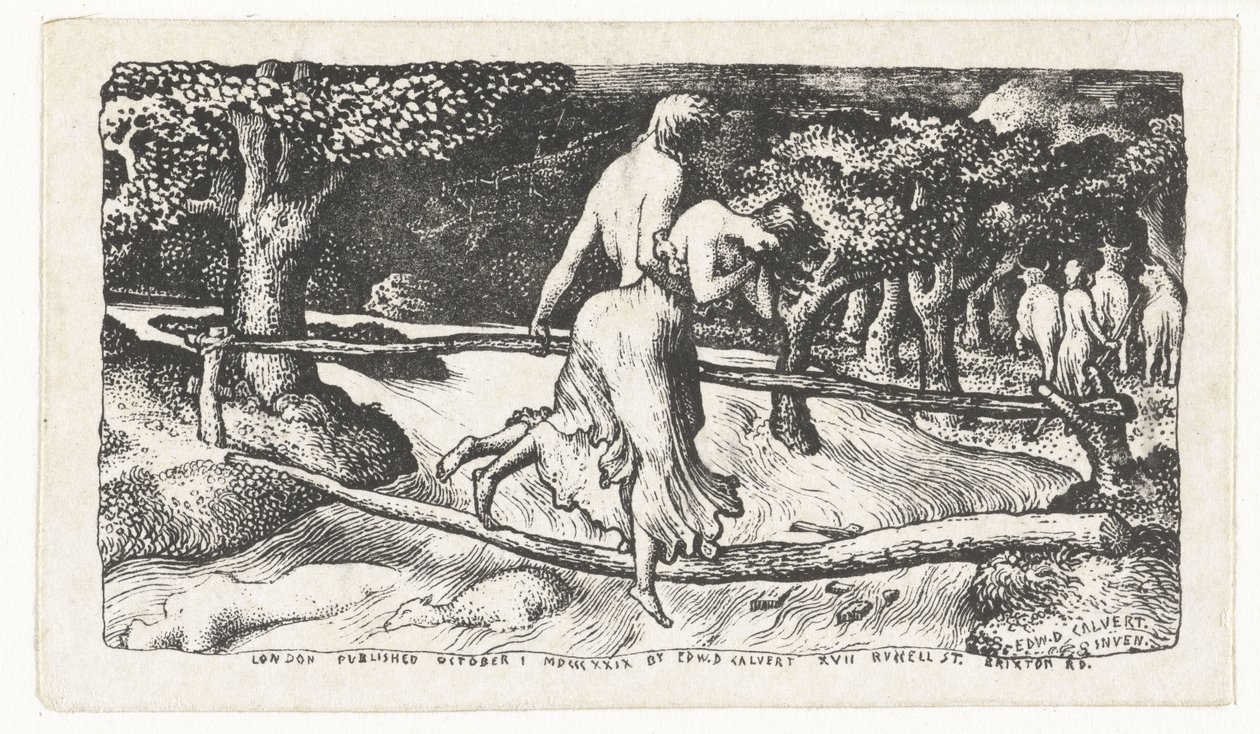 Az árvíz Az áradás alkotó: Edward Calvert