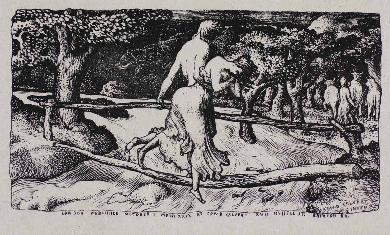 Az áradás alkotó: Edward Calvert